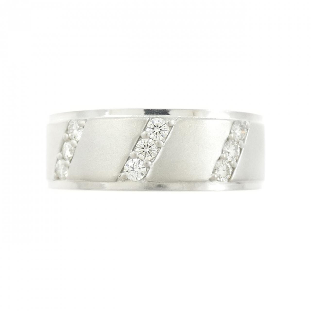 PT950 ダイヤモンド リング 0.18CT