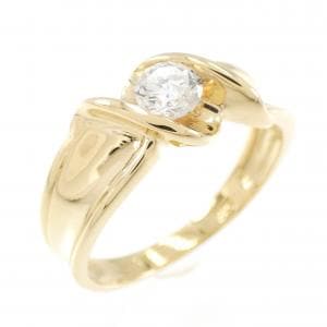 K18YG ダイヤモンド リング 0.20CT