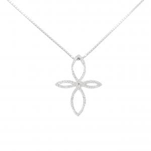 K18WG ダイヤモンド ネックレス 0.23CT