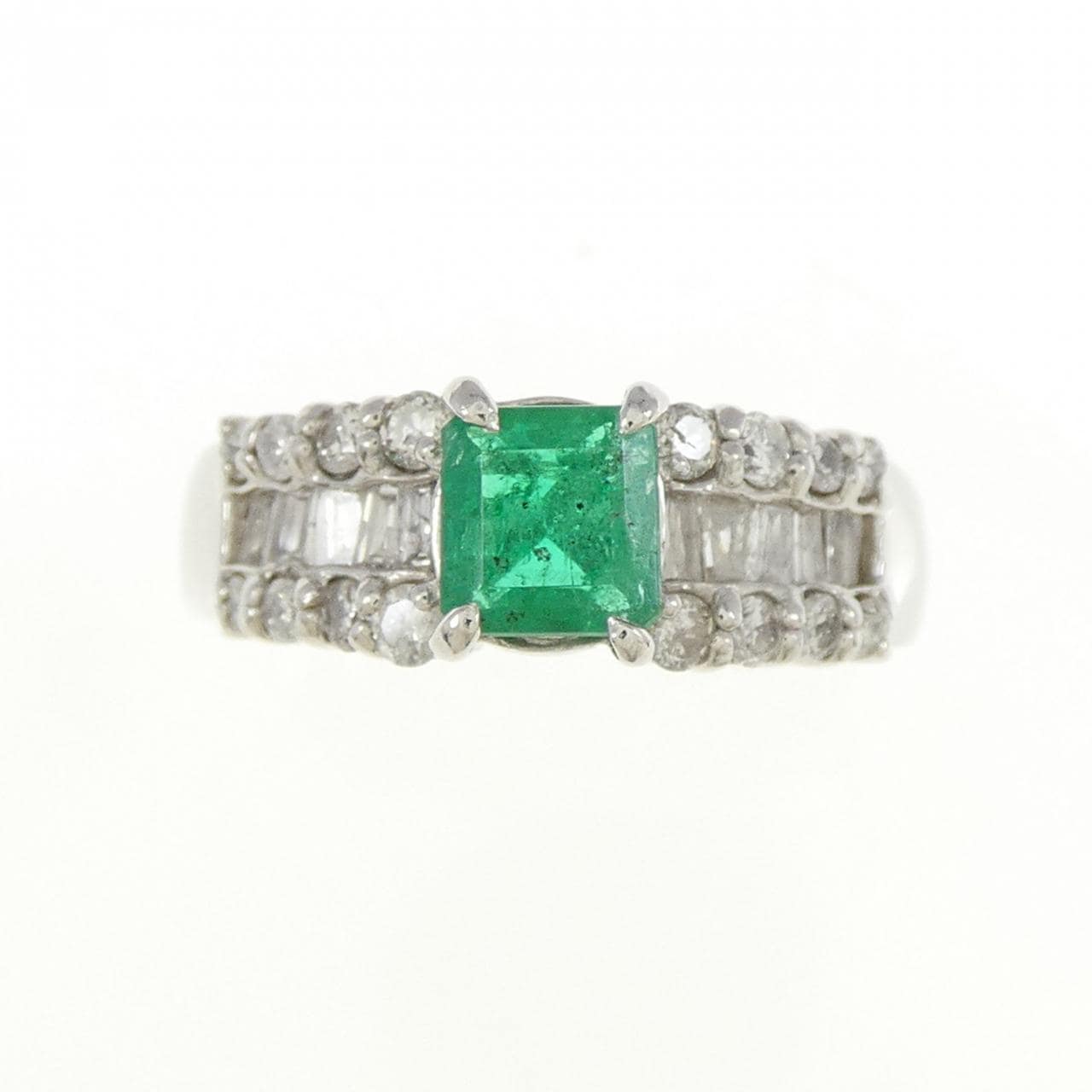 PT900 エメラルド リング 0.41CT