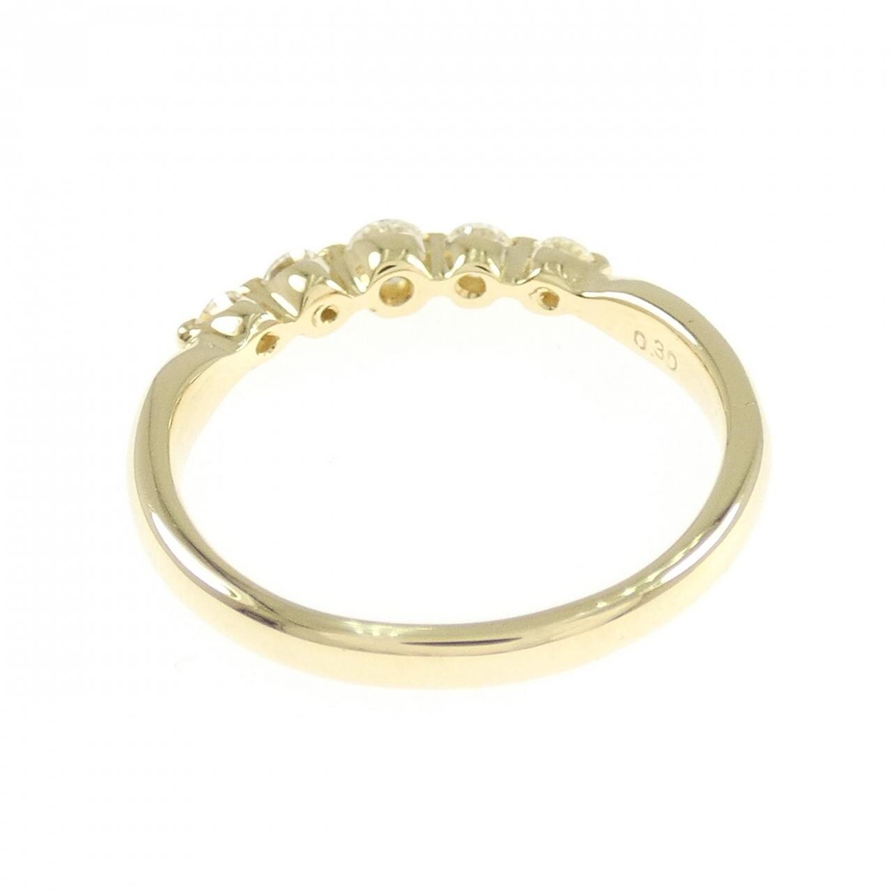 K18YG ダイヤモンド リング 0.30CT