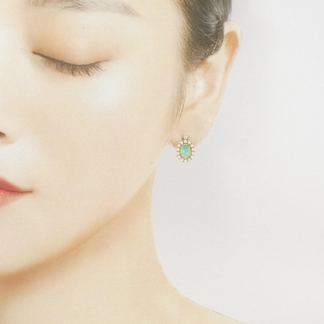 トッカ カラーストーン ピアス