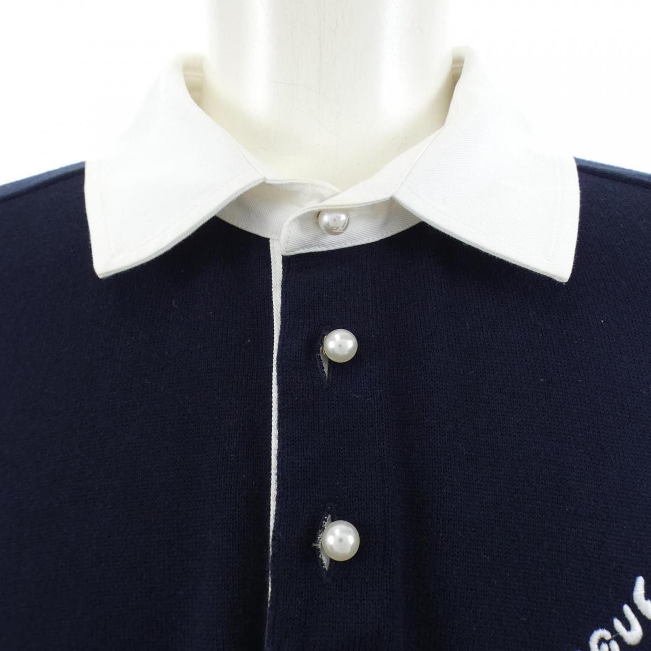 ルイヴィトン LOUIS VUITTON エンブロイダードショートスリーブコットンプレンドポロシャツ HRN14WF77 ポロシャツ