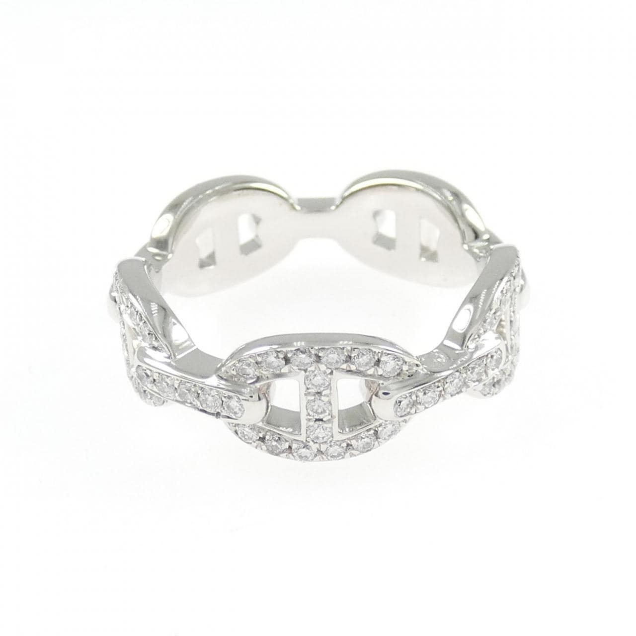 エルメス シェーヌ ダンクル アンシェネ リング 0.58CT