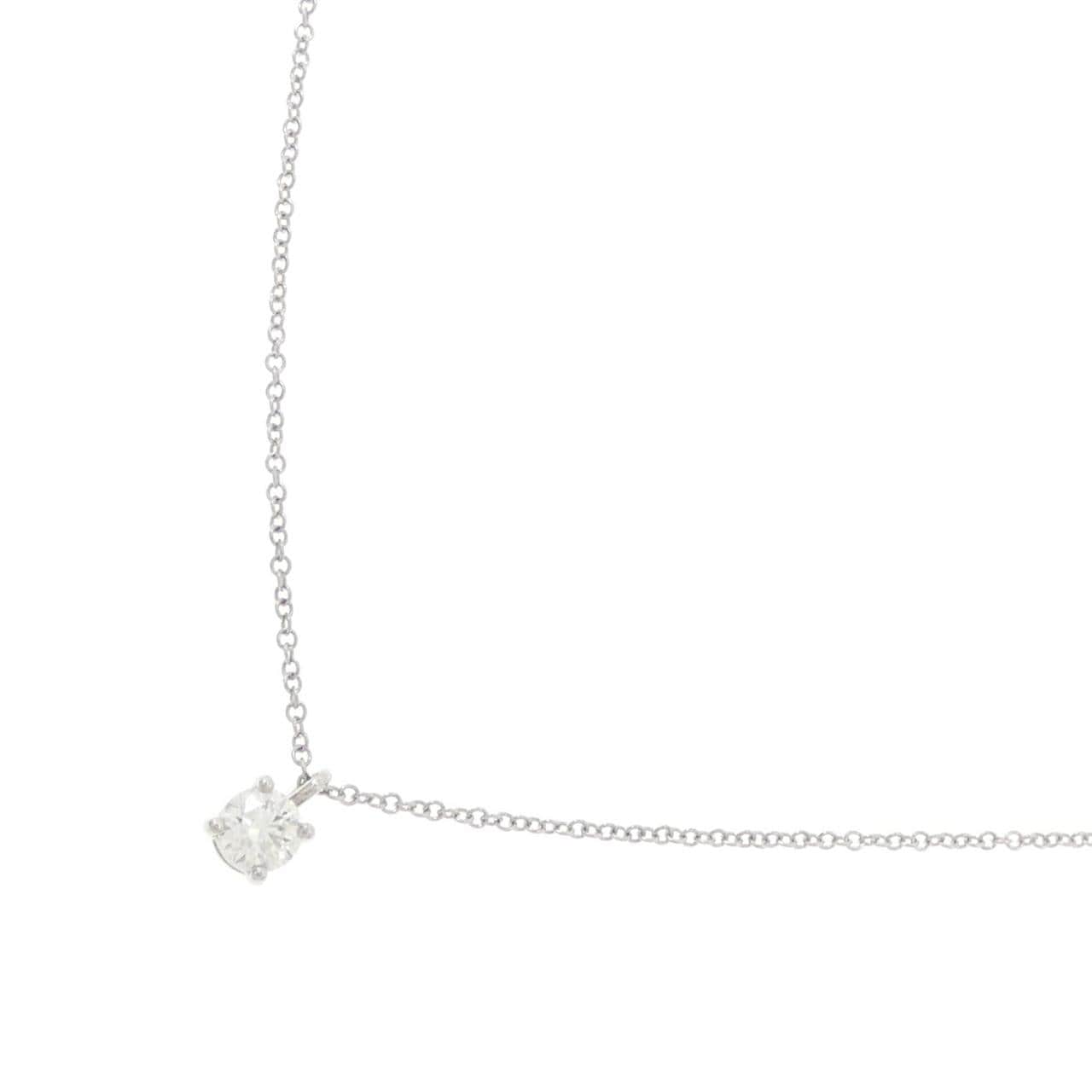 ティファニー ソリティア ネックレス 0.31CT I VS2 3EXT