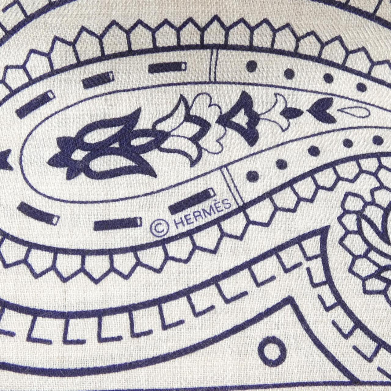 エルメス HERMES CHEVAL DECOEUR BANDANA H244259S カレジェアン140 ショール