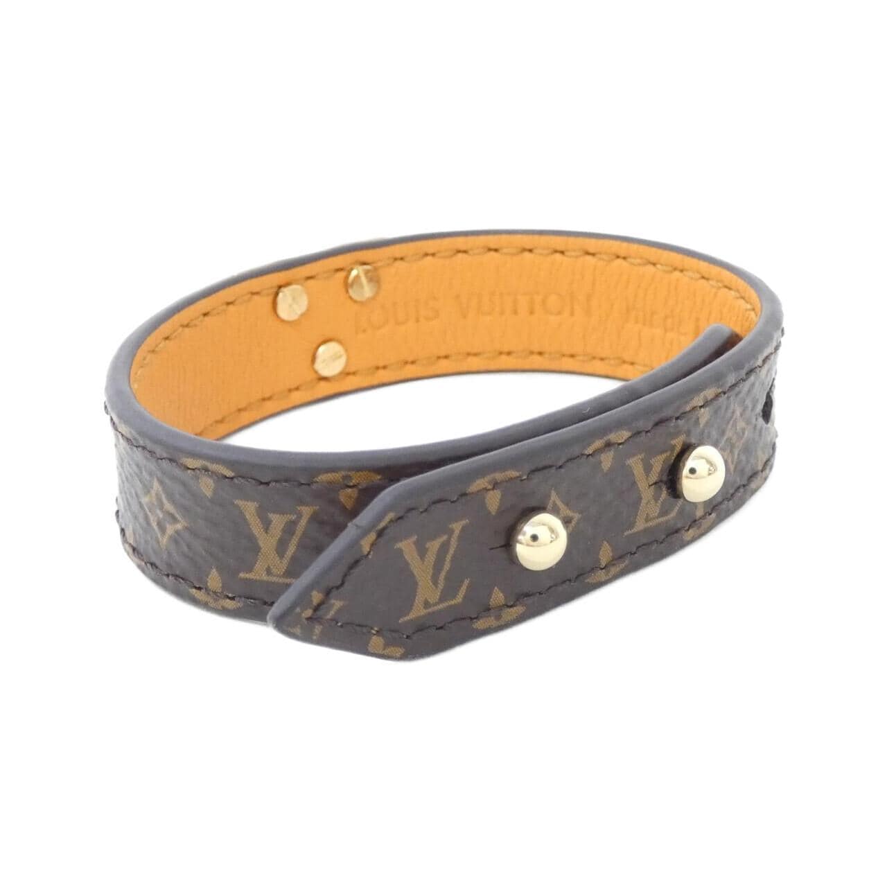 LOUIS VUITTON Monogram Bracelet Essential V 15cm M6042G Bracelet