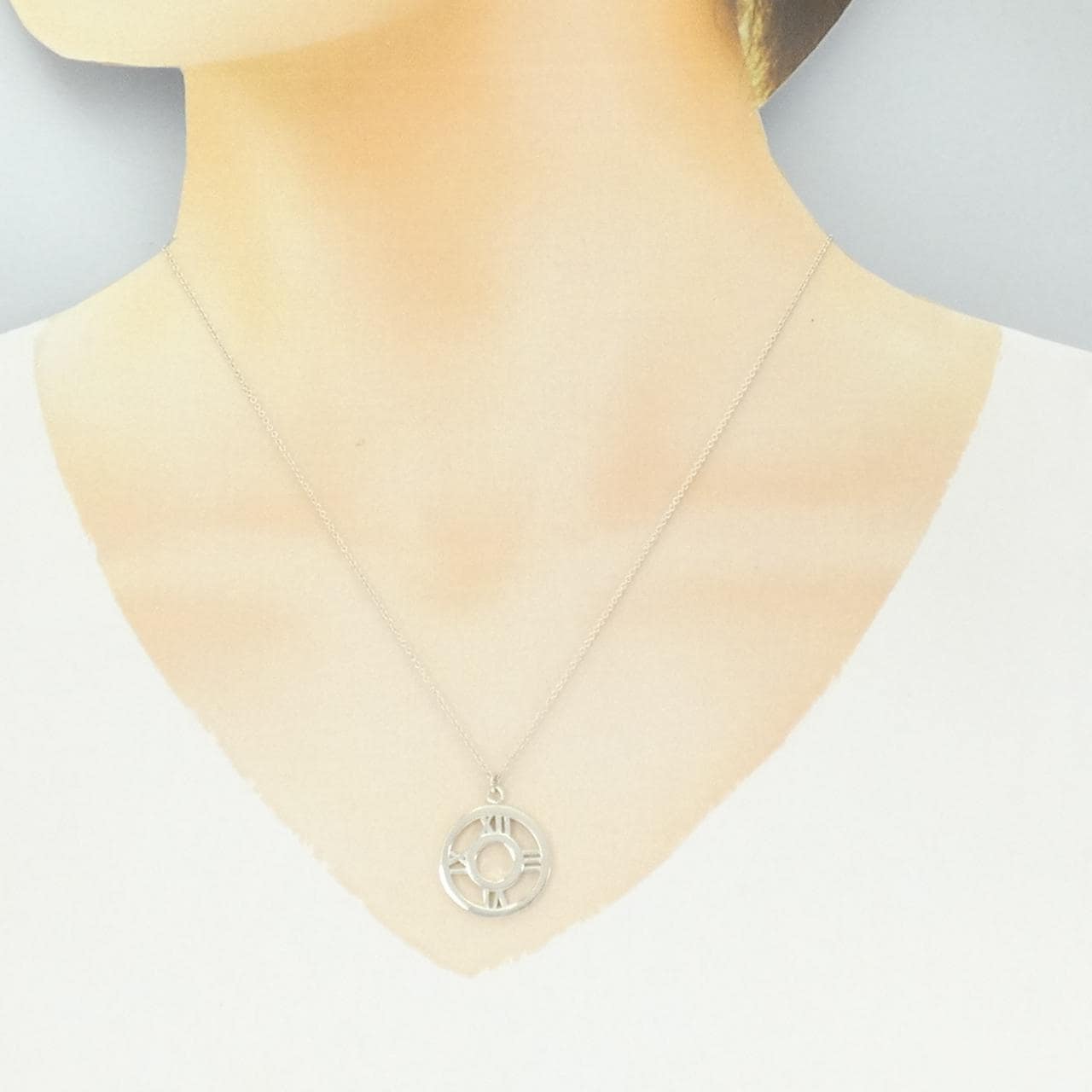 ティファニー アトラス オープンメダリオン ミディアム ネックレス