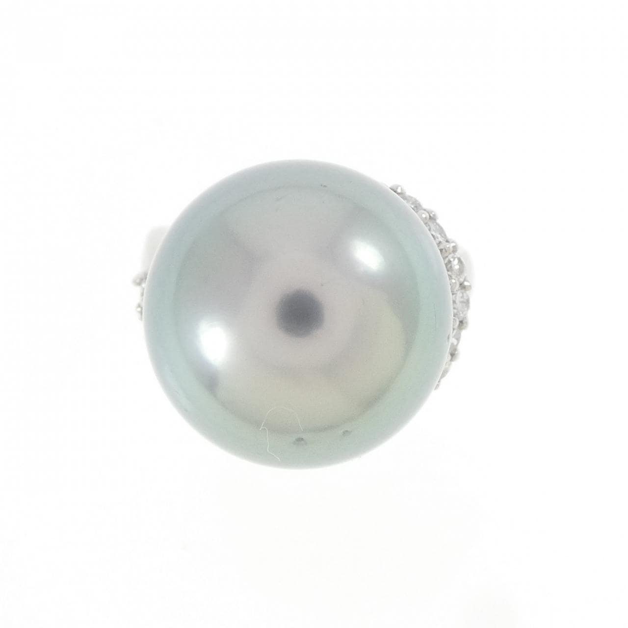 PT900 黒蝶パール リング 14.3mm
