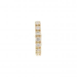 K18YG ダイヤモンド ピアス 0.15CT 片耳