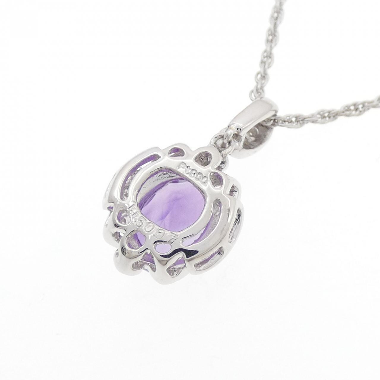 PT900/PT850 アメジスト ネックレス 1.15CT