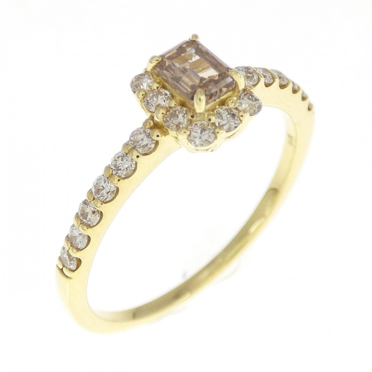 [BRAND NEW] K18YG Diamond Ring 0.55CT