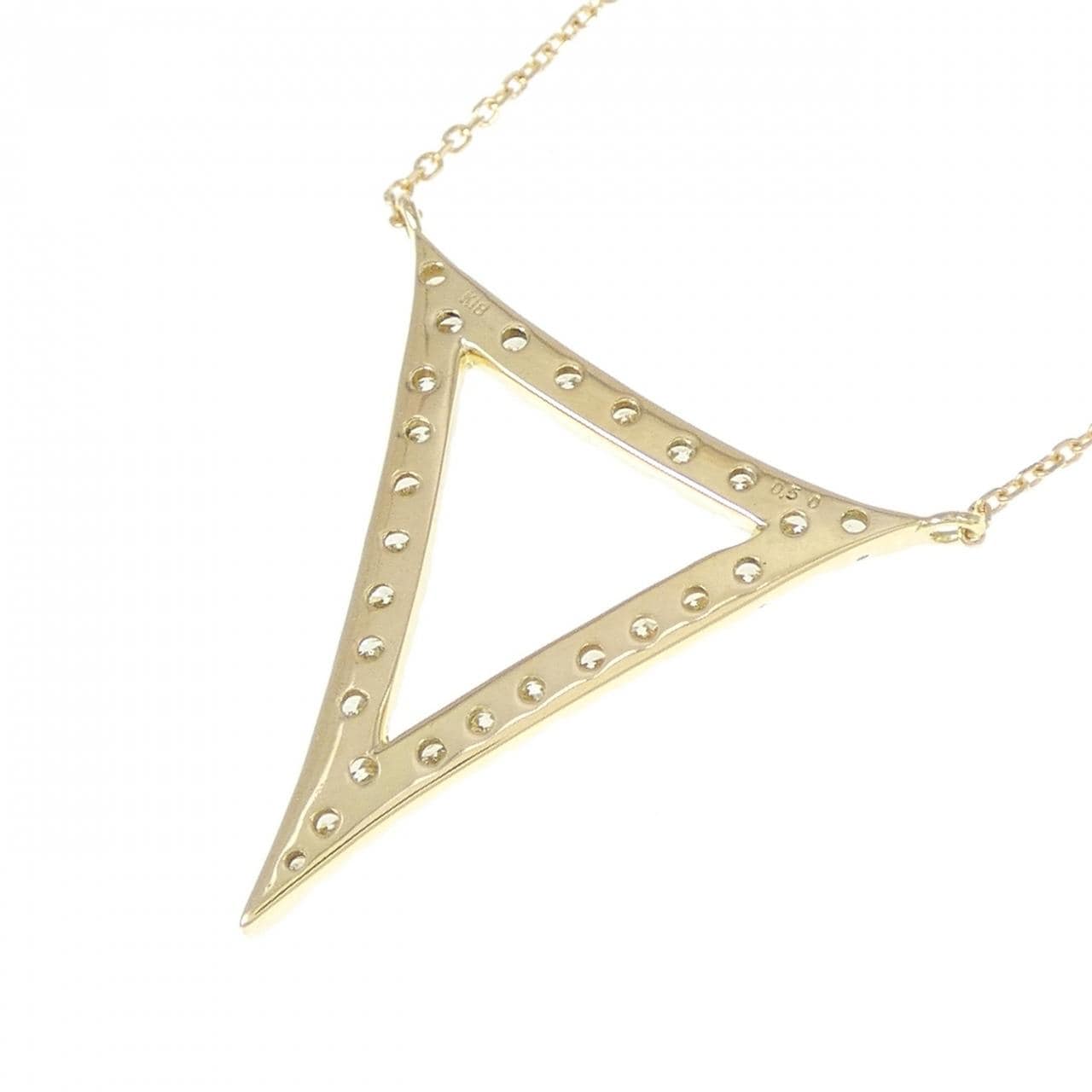 K18YG ダイヤモンド ネックレス 0.50CT