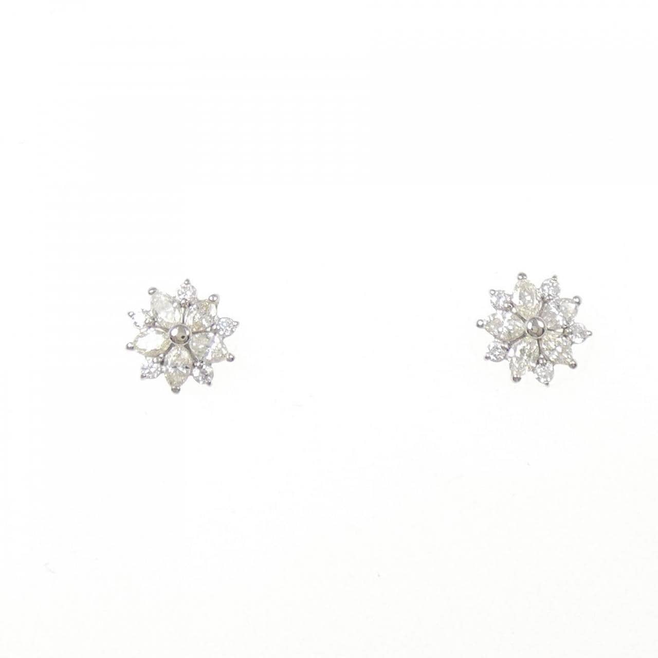 [新品] PT900钻石耳环 0.30CT
