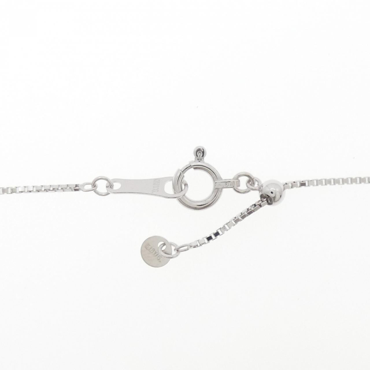 K18WG ルビー ネックレス 1.06CT