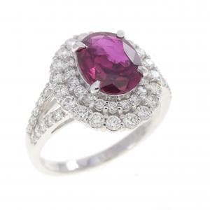 PT900 ルビー リング 1.440CT
