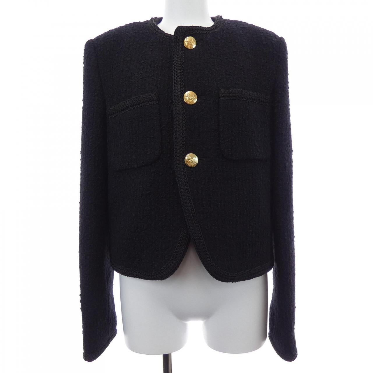 セリーヌ CELINE シャスールジャケット 2V00C764L ノーカラージャケット