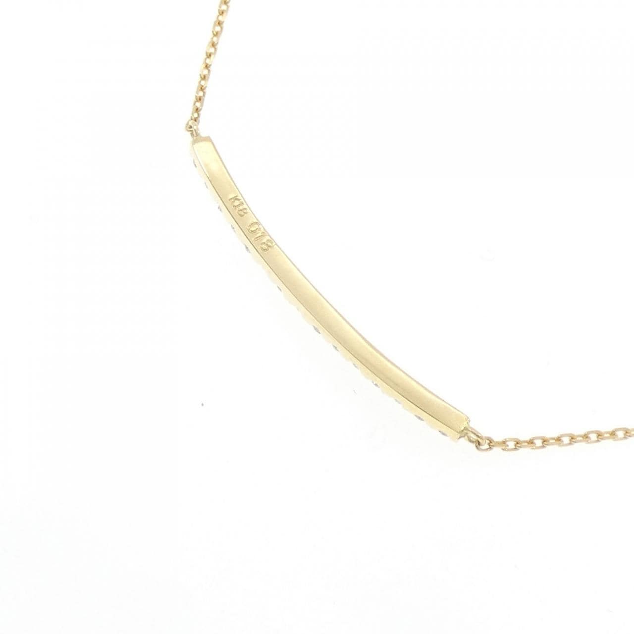 K18YG ダイヤモンド ネックレス 0.18CT