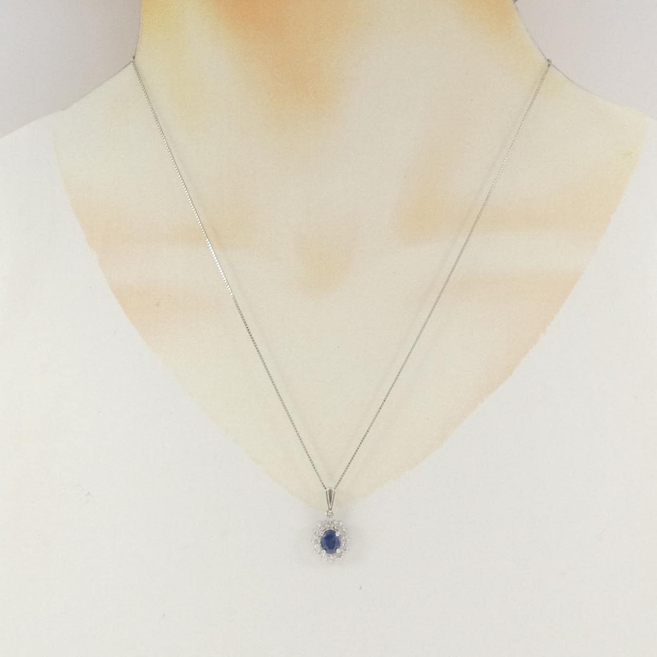 PT/PT850 サファイヤ ネックレス 1.00CT