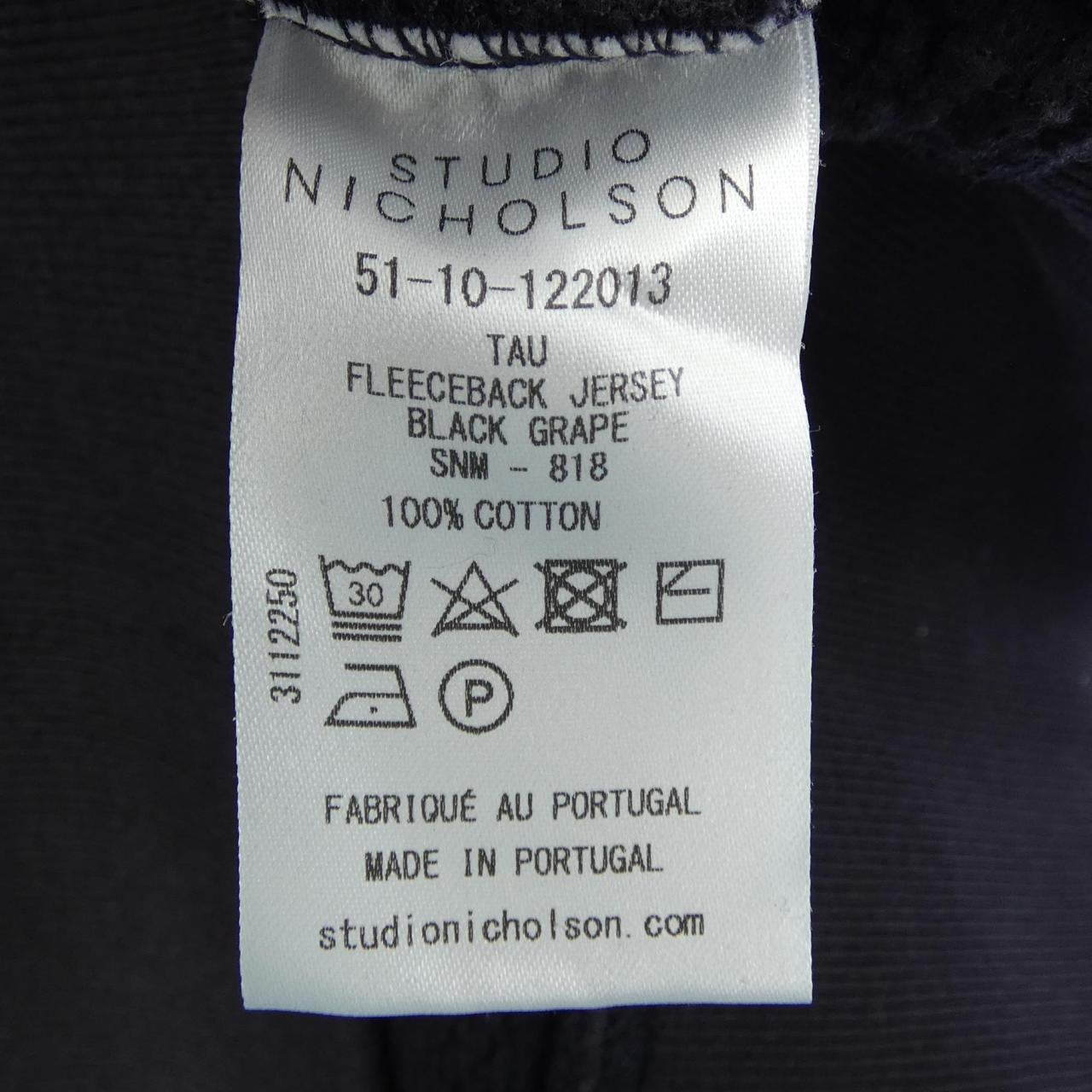 スタジオニコルソン STUDIO NICHOLSON スウェット