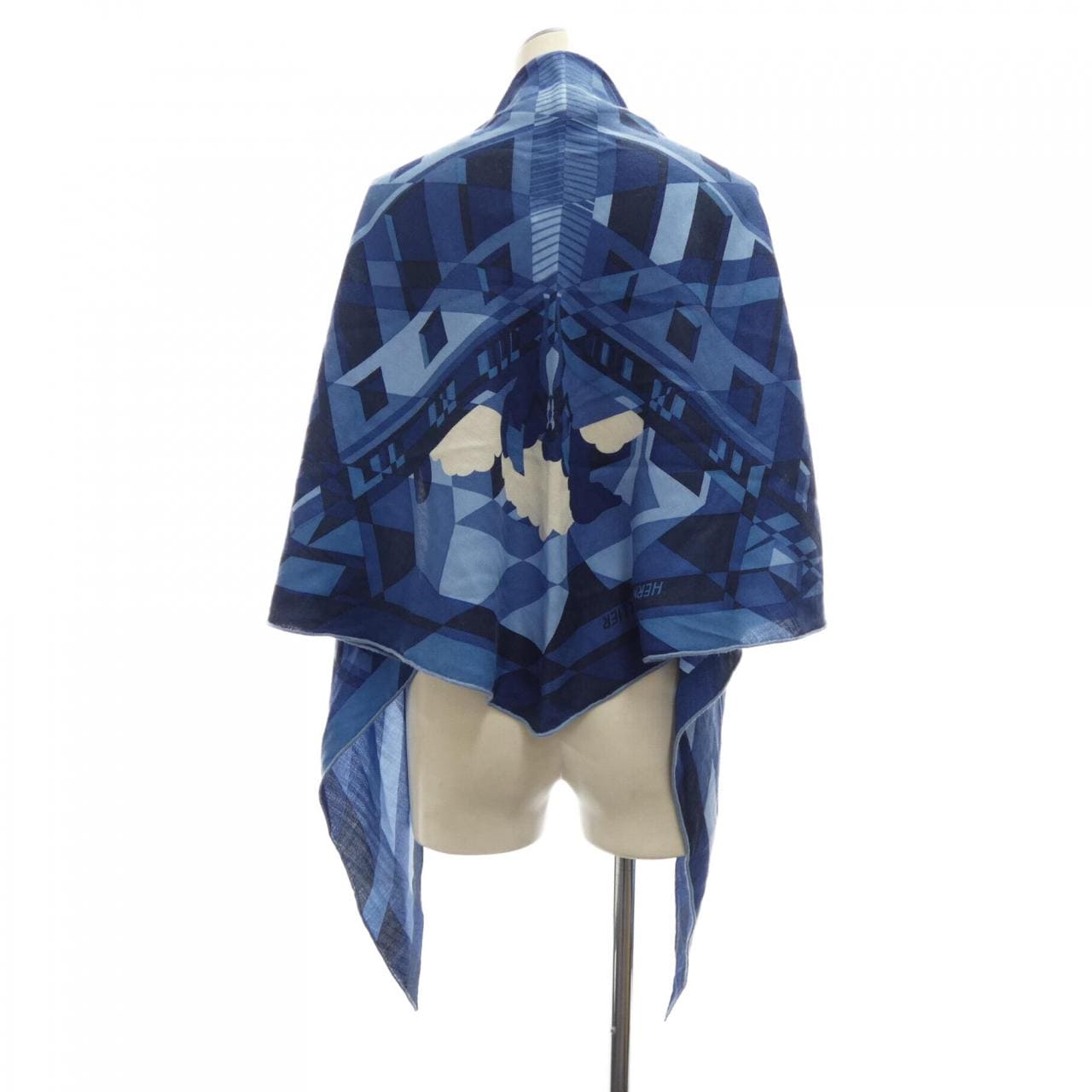 エルメス HERMES FAUBOURG EN PERSPECTIVE ロザンジュGM ショール