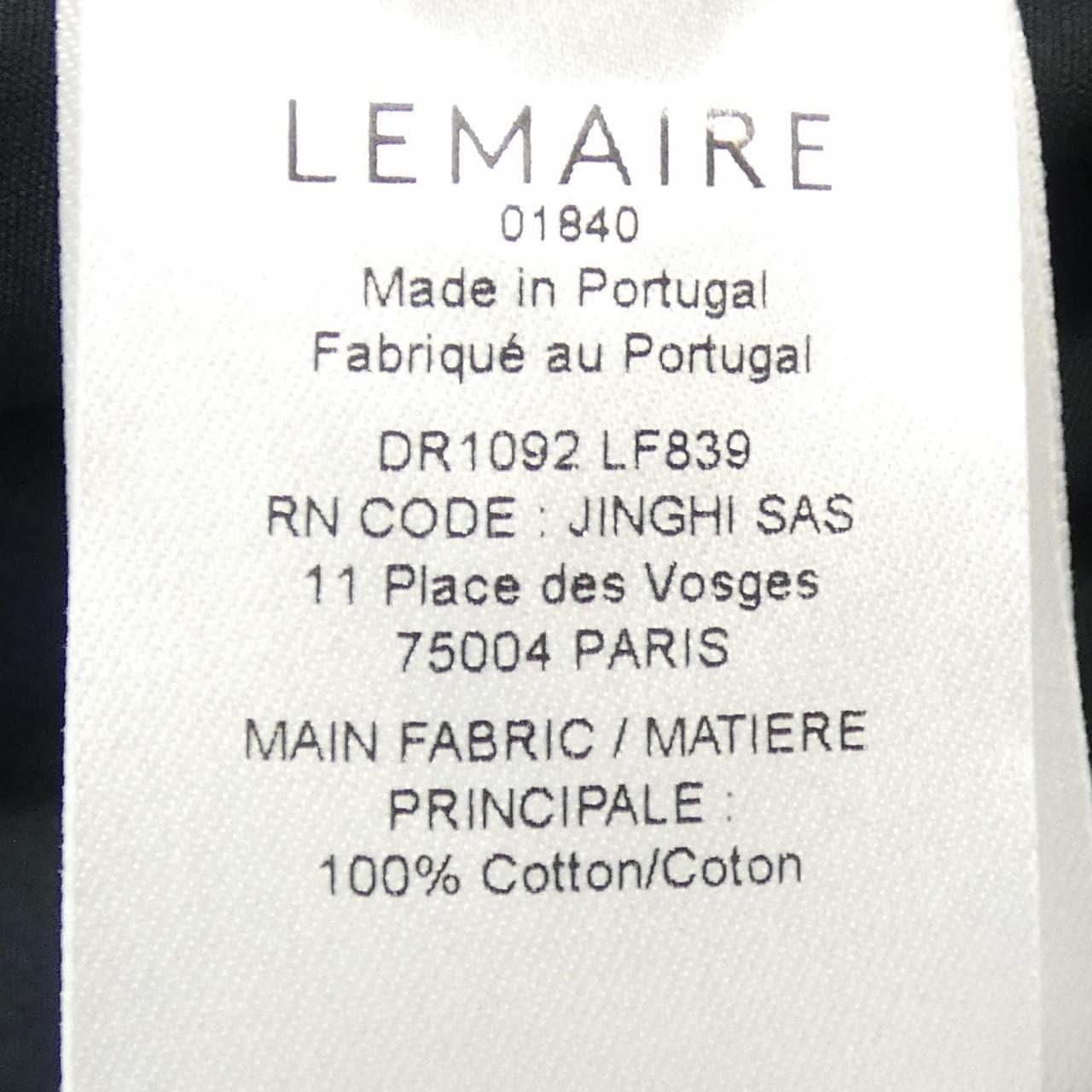 ルメール LEMAIRE DR1092 LF839 ワンピース