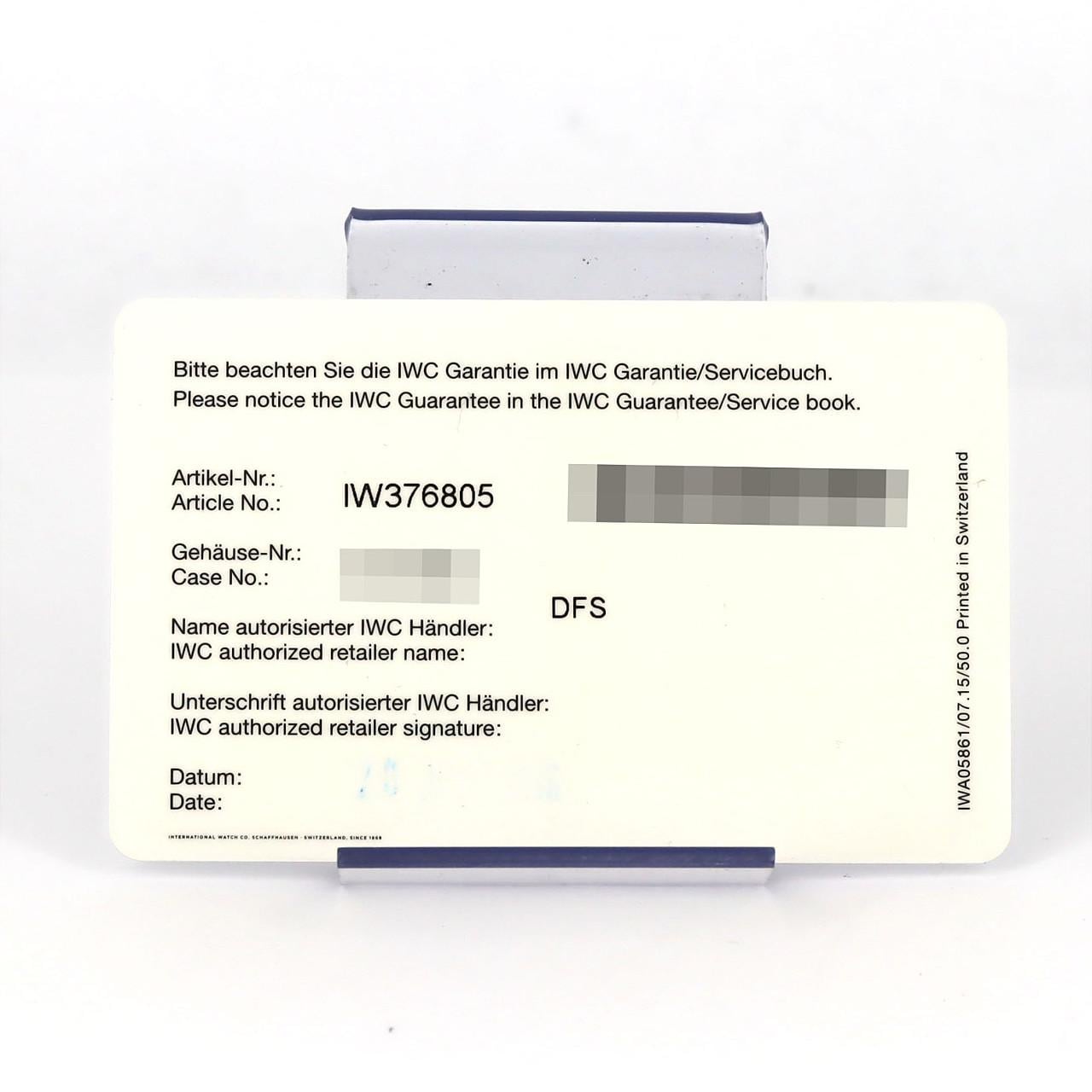 【ノーメンテナンス還元価格】IWC アクアタイマークロノエクスペディション･ジャック=イヴ･クストー" IW376805 SS 自動巻