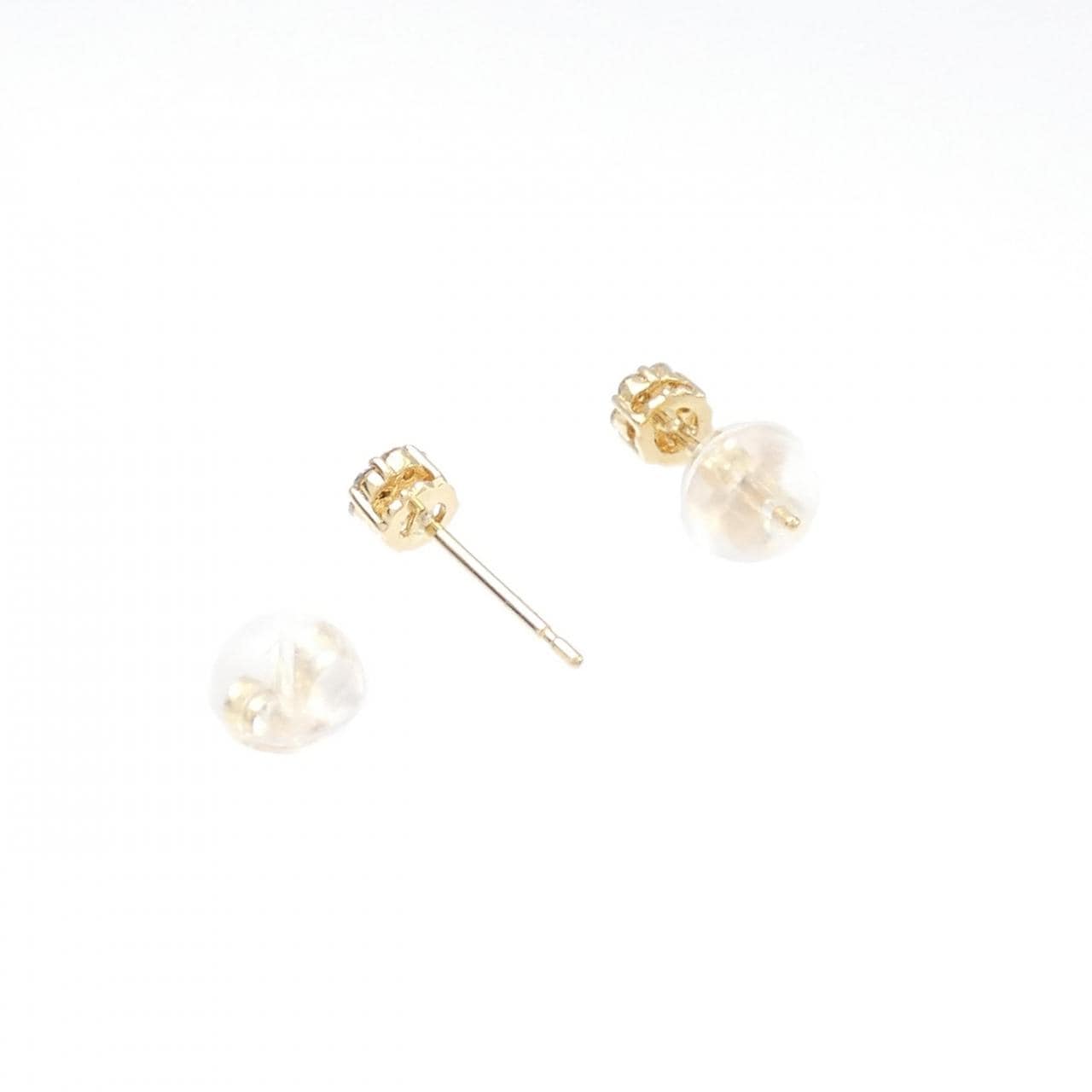 K18YG Diamond earrings 0.10CT