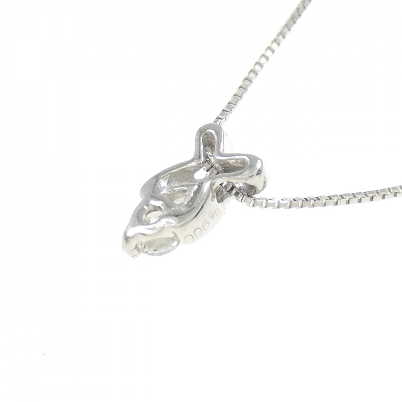 PT900/PT850 ダイヤモンド ネックレス 0.08CT
