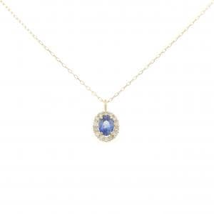 【新品】K18YG サファイヤ ネックレス 0.20CT