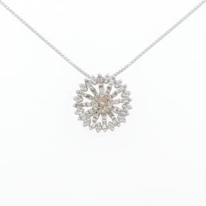 K18WG ダイヤモンド ネックレス 0.28CT