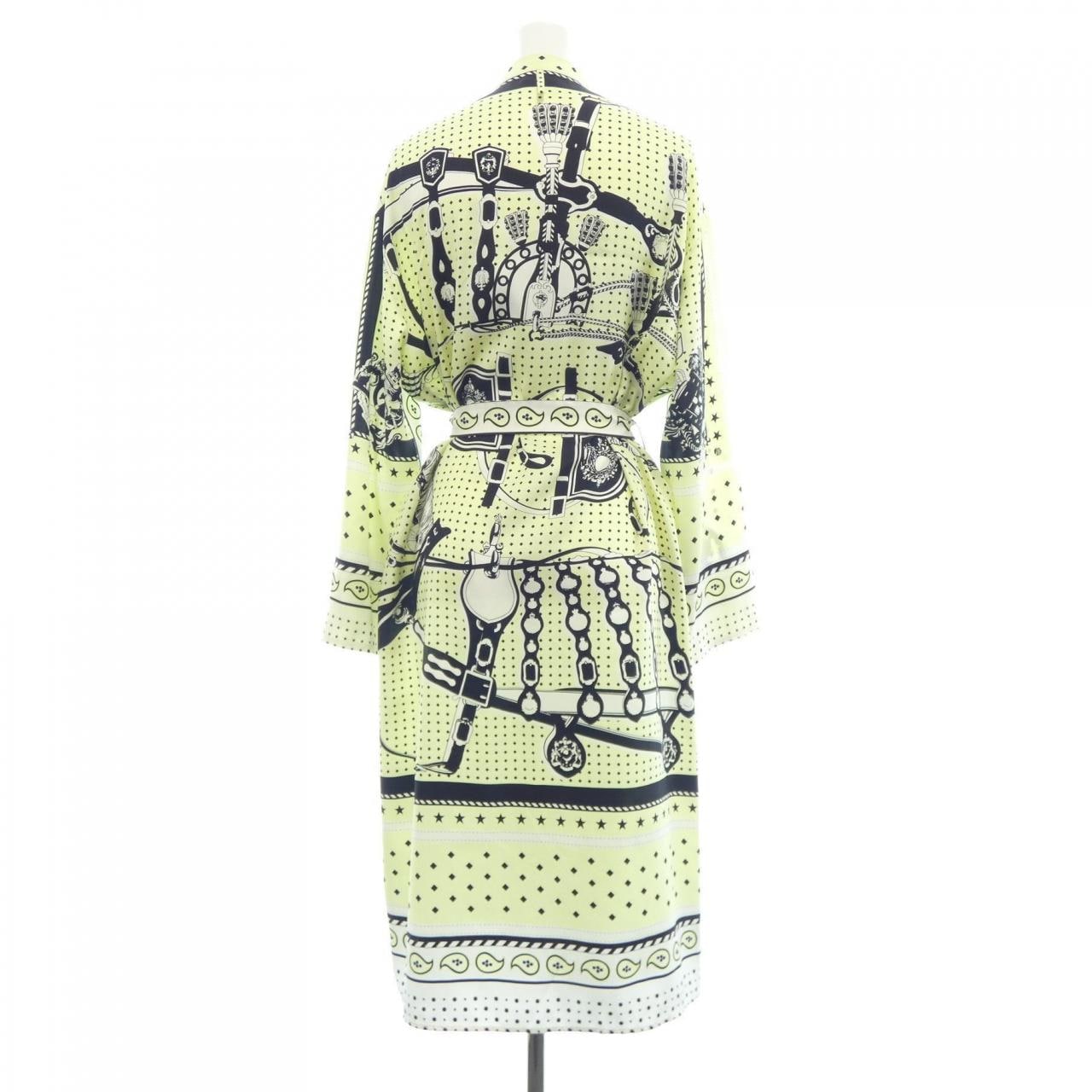 エルメス HERMES HARNAIS DE COUR 2H0522DU ツイルレーヌ ワンピース