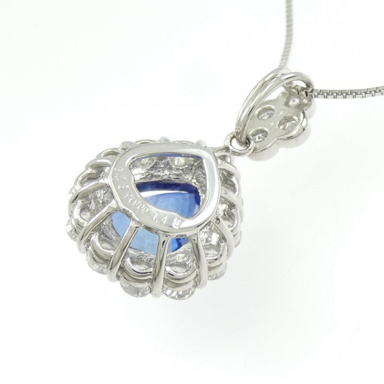 PT900/PT850 サファイヤ ネックレス 3.23CT