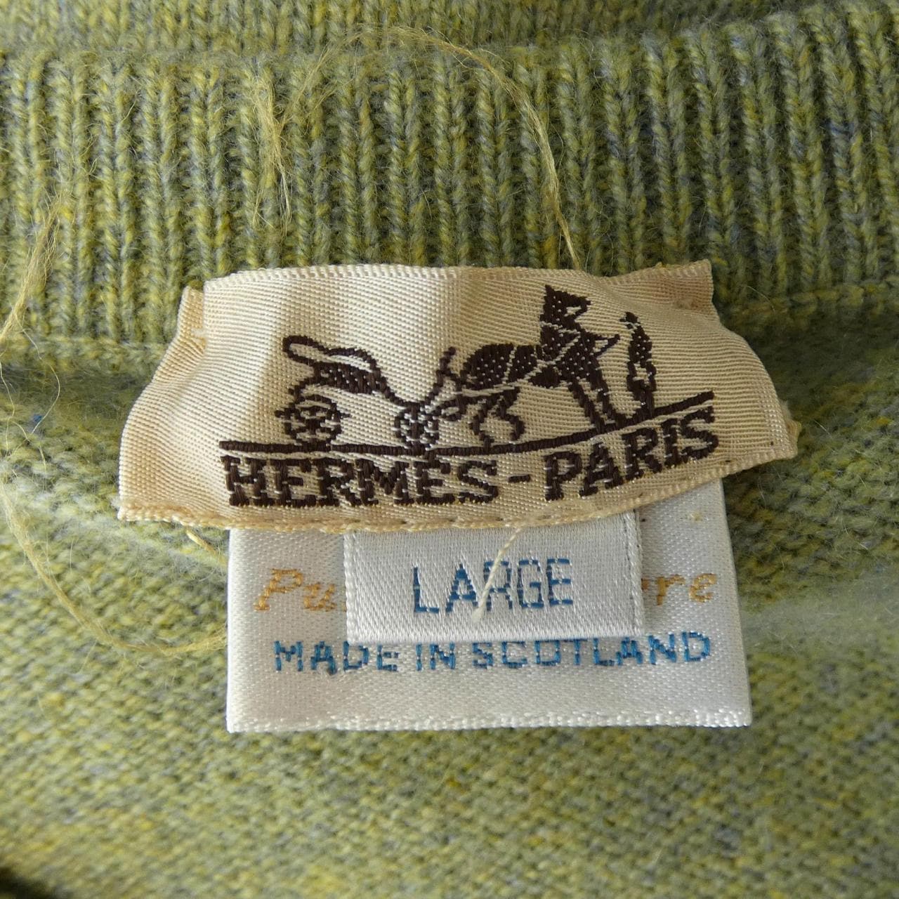 【ヴィンテージ】エルメス HERMES バランタイン製 ニット