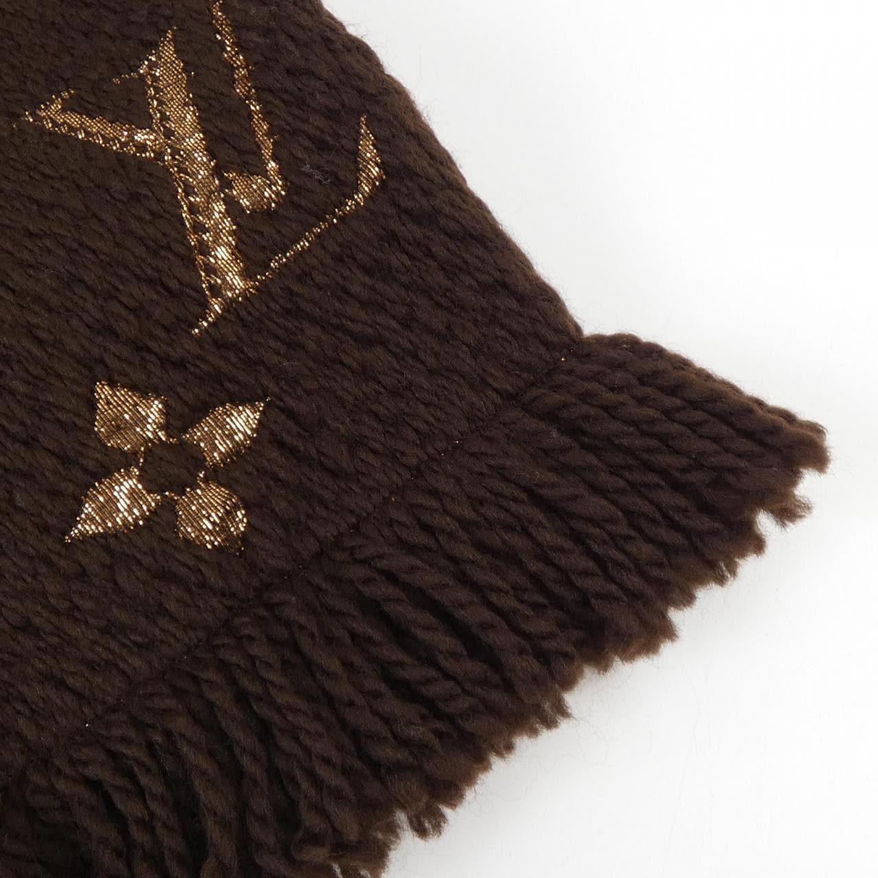 ルイヴィトン LOUIS VUITTON エシャルプ ロゴマニア シャイン M71383 MUFFLER