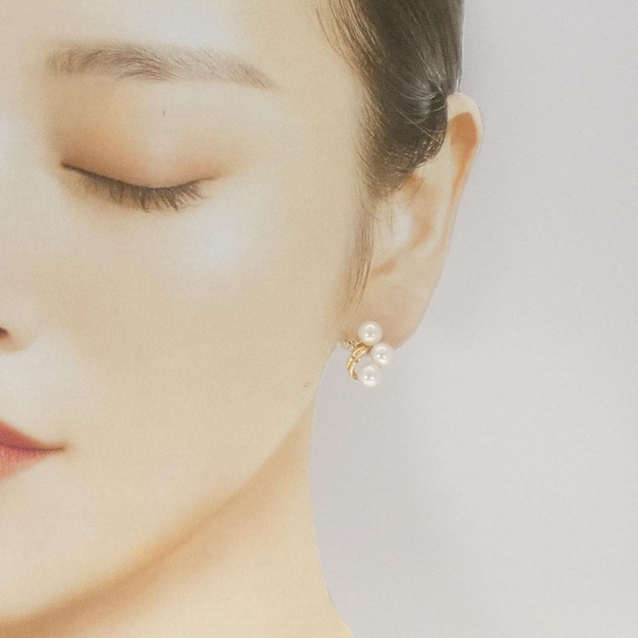 K18YG アコヤパール ピアス