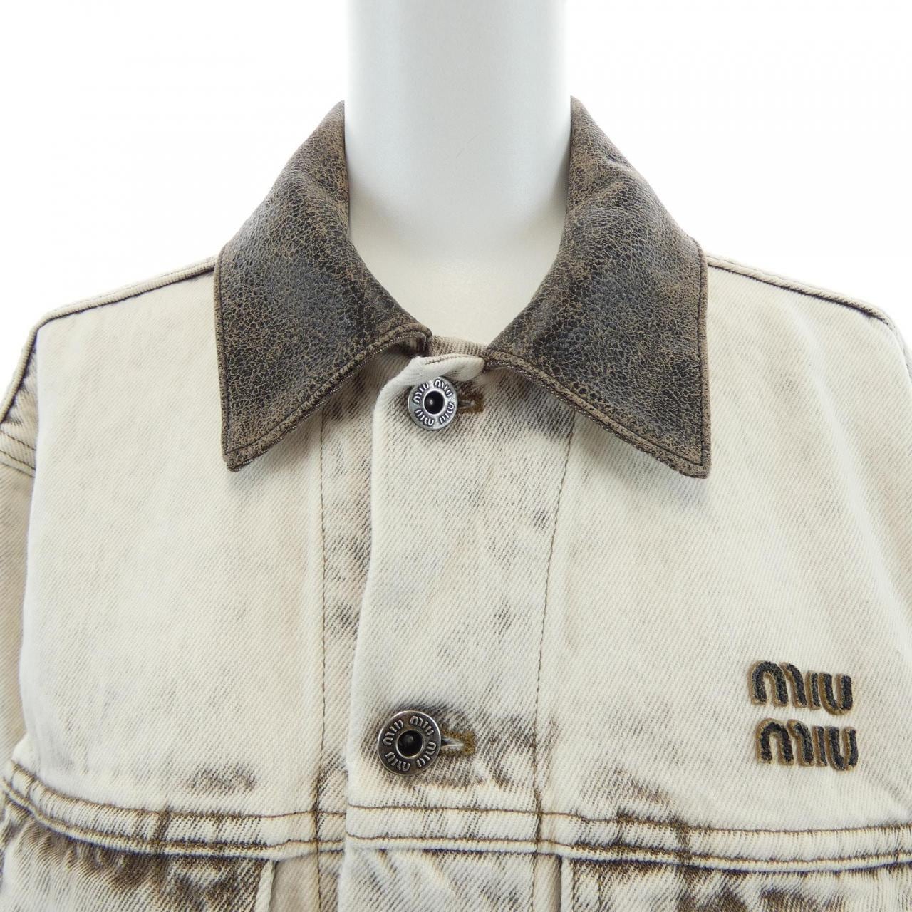 ミュウミュウ MIU MIU GWB273 SOOO 183T デニムジャケット