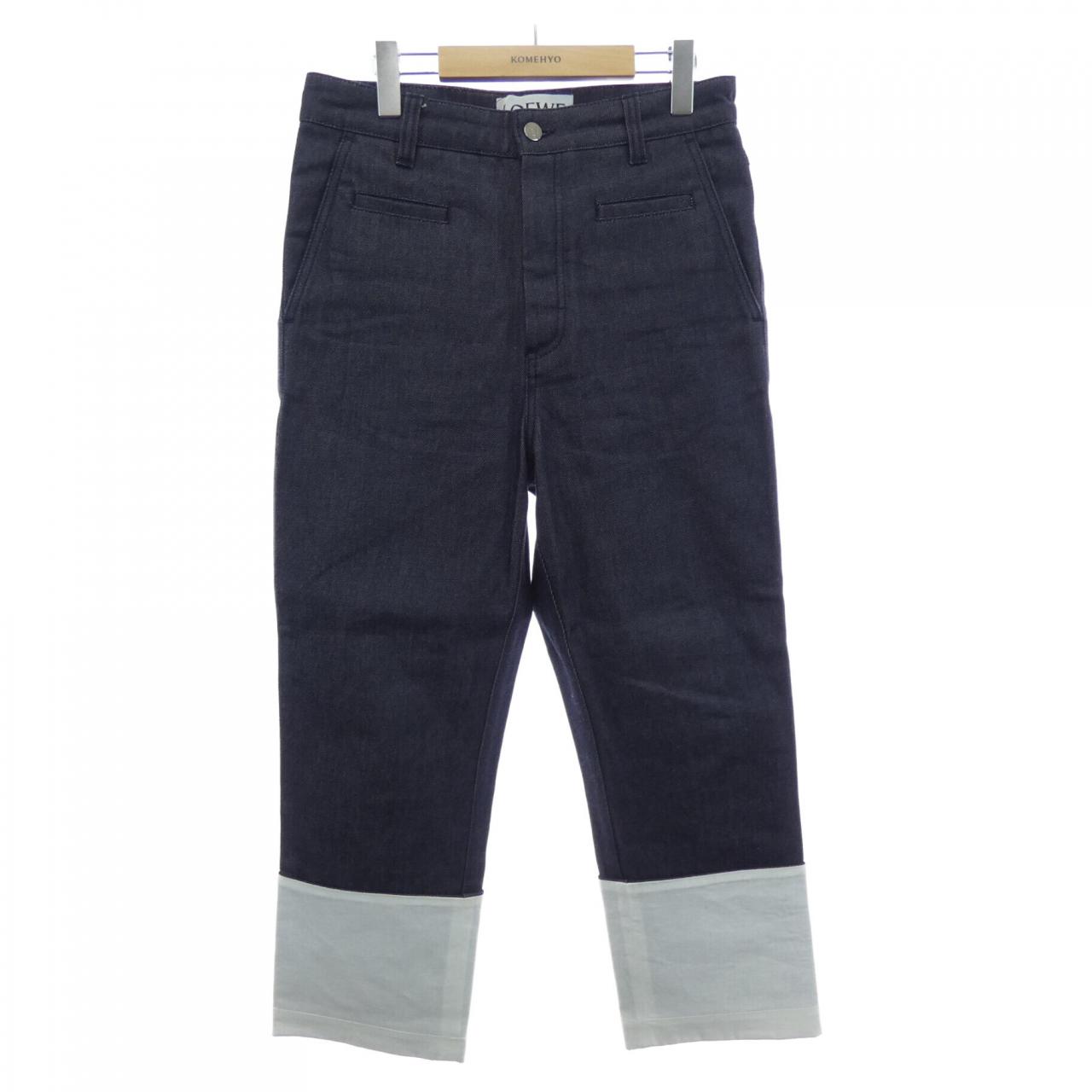 罗伊贝LOEWE牛仔裤