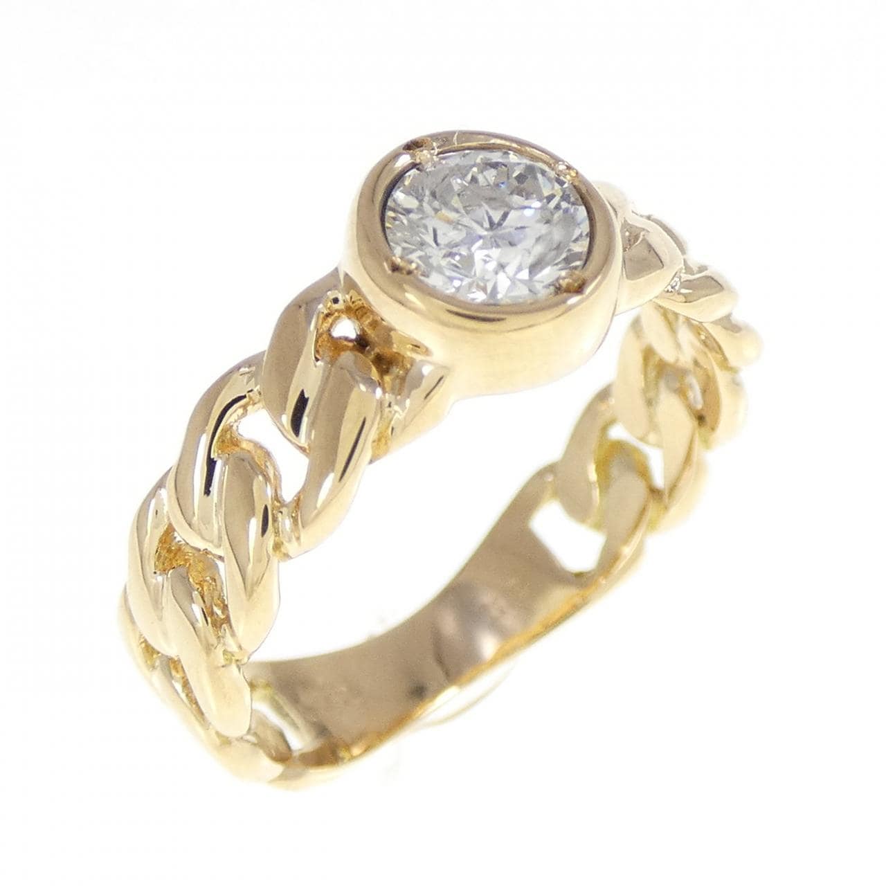 K18YG ダイヤモンド リング 0.42CT