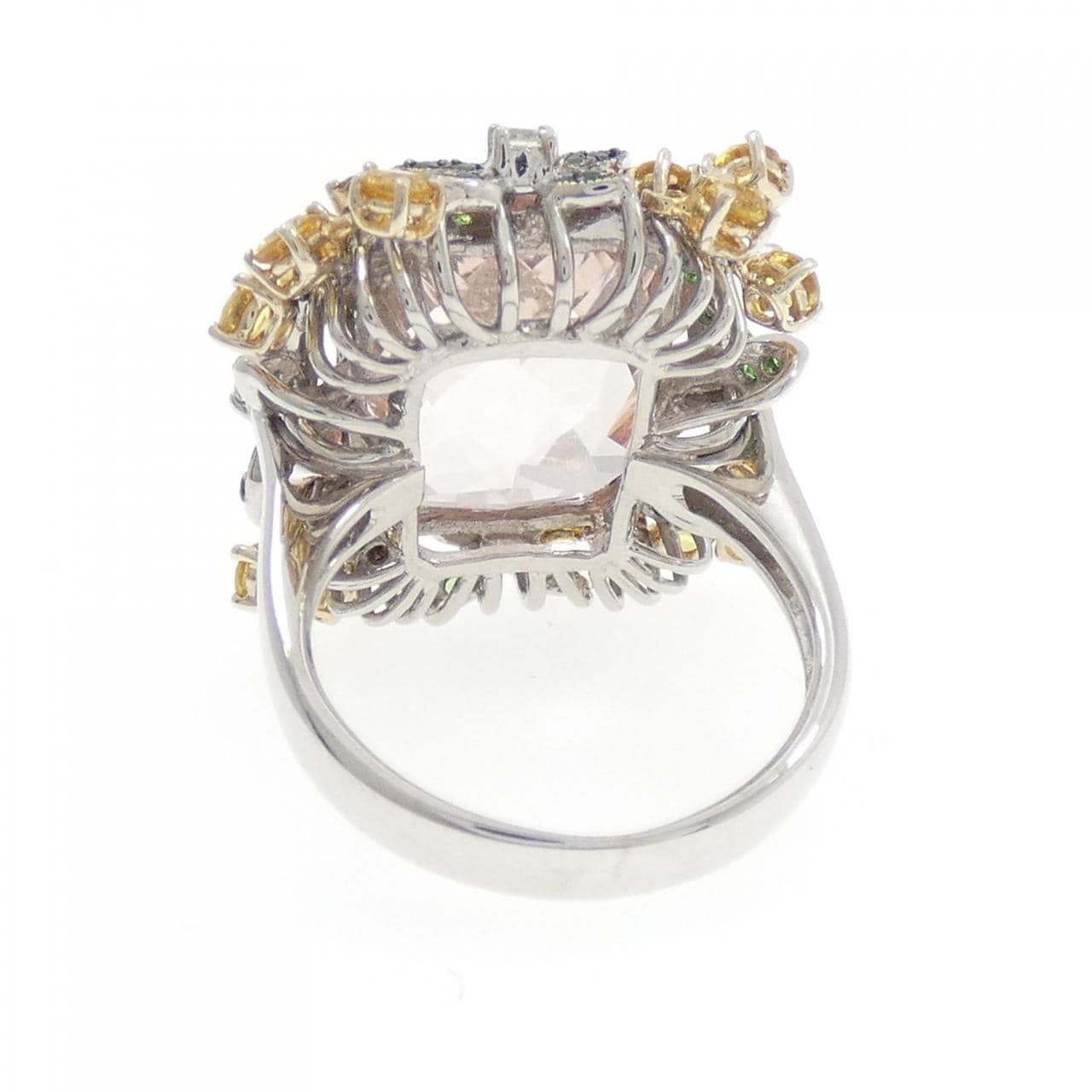 750WG/750YG モルガナイト リング 11.16CT