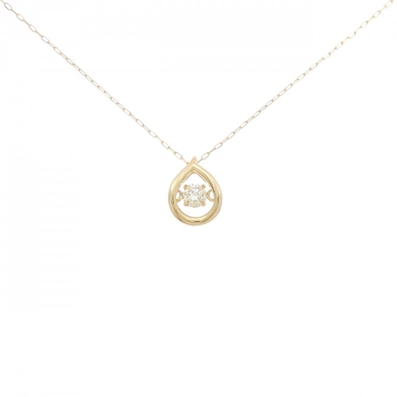 【新品】K18YG ダイヤモンド ネックレス 0.08CT