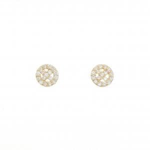 【リメイク】K18YG ダイヤモンド ピアス 0.20CT