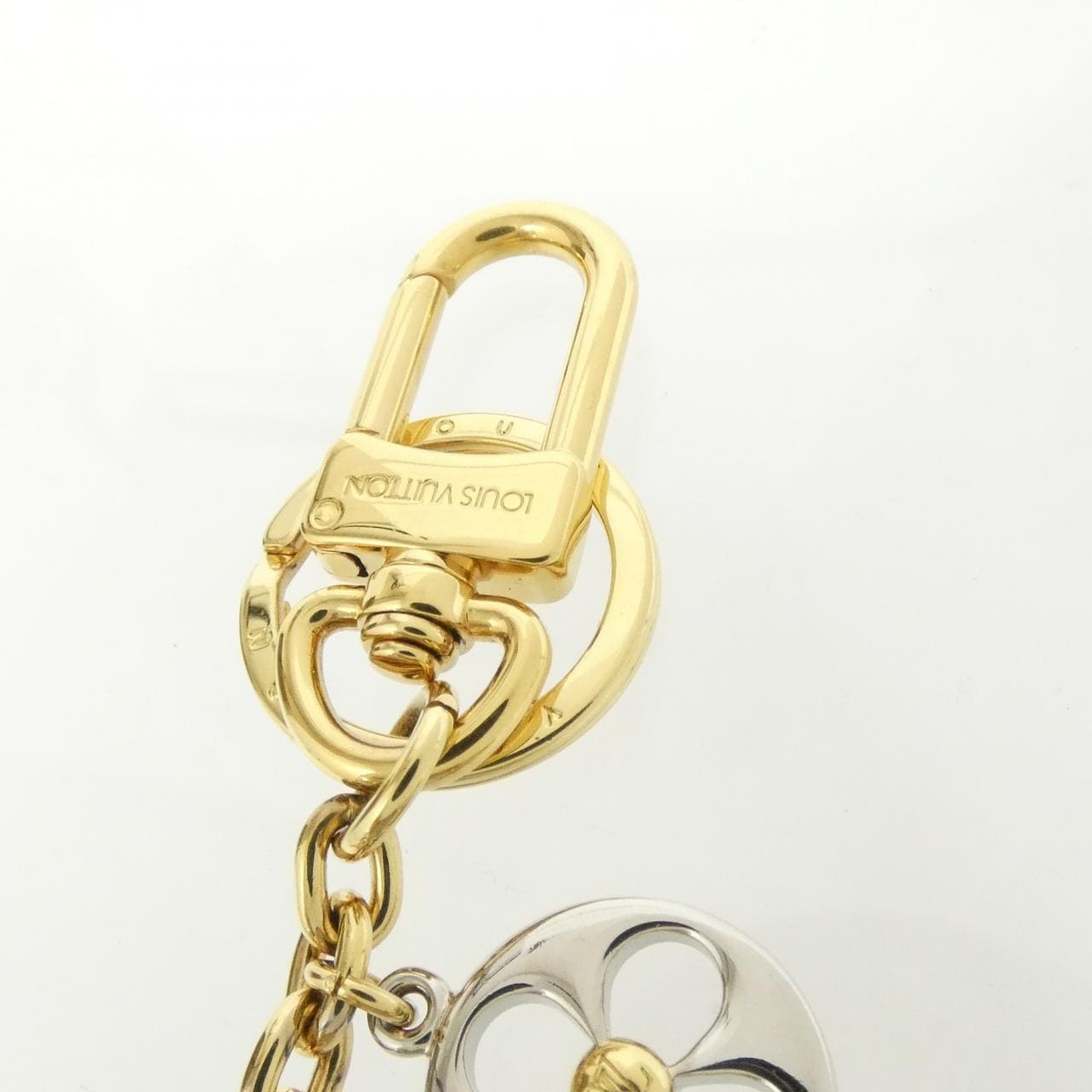 ルイヴィトン ポルト クレ ナノグラム M01017 キーリング