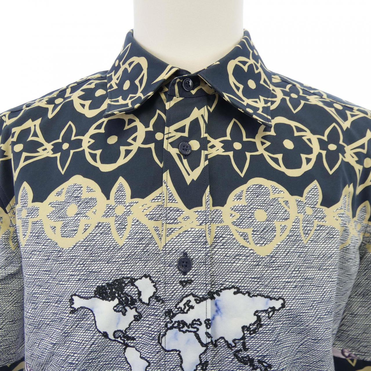 ルイヴィトン LOUIS VUITTON LVワックスショートスリーブシャツ HLS72WFS8 S/Sシャツ