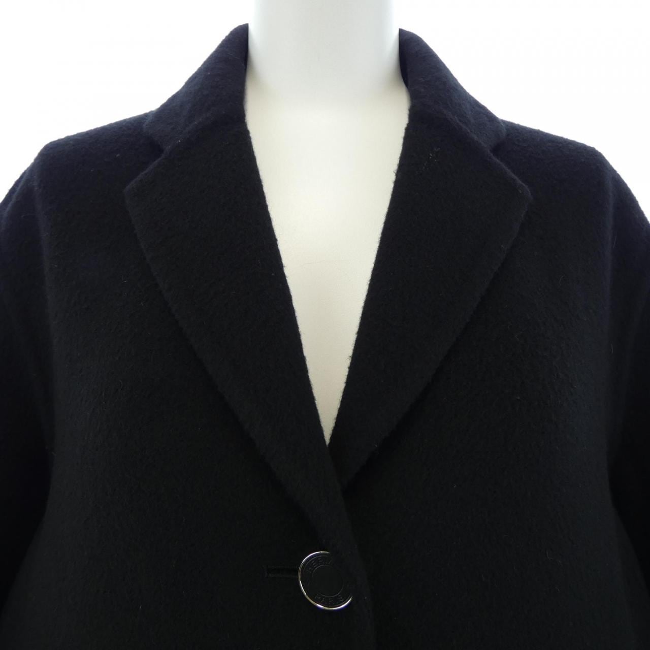 エルメス HERMES ダブルフェイス クルードセル 3H0188DA コート