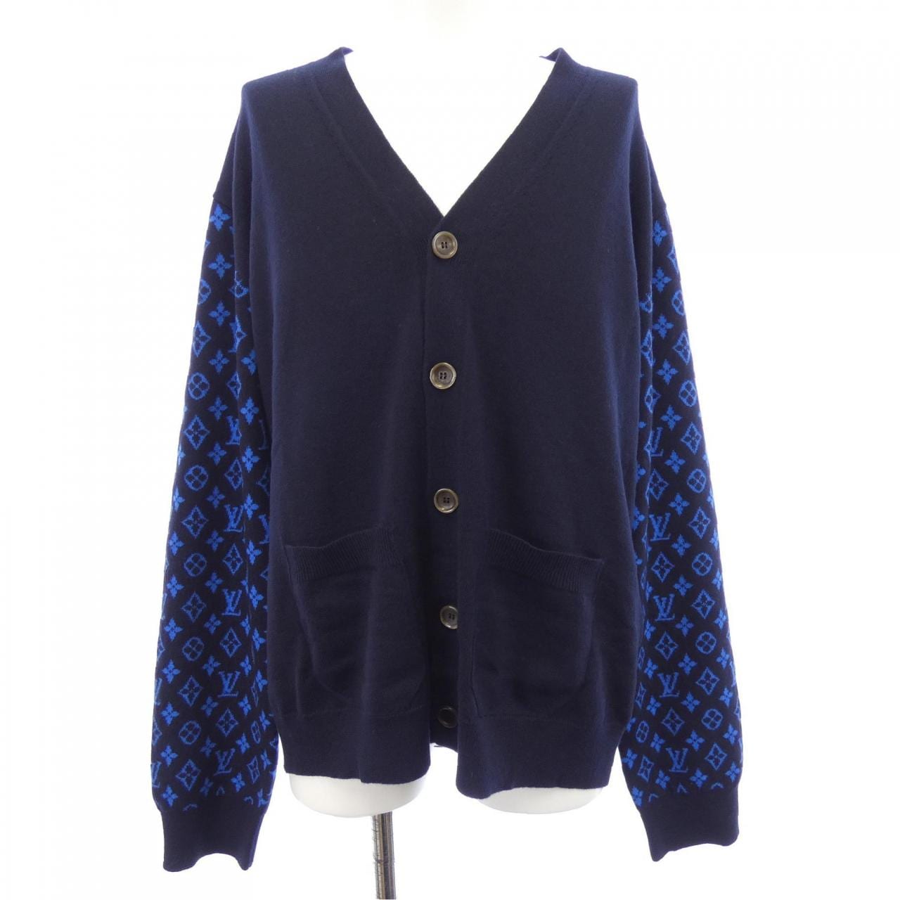 ルイヴィトン LOUIS VUITTON モノグラムミックス カシミヤカーディガン HON43WR93 カーディガン