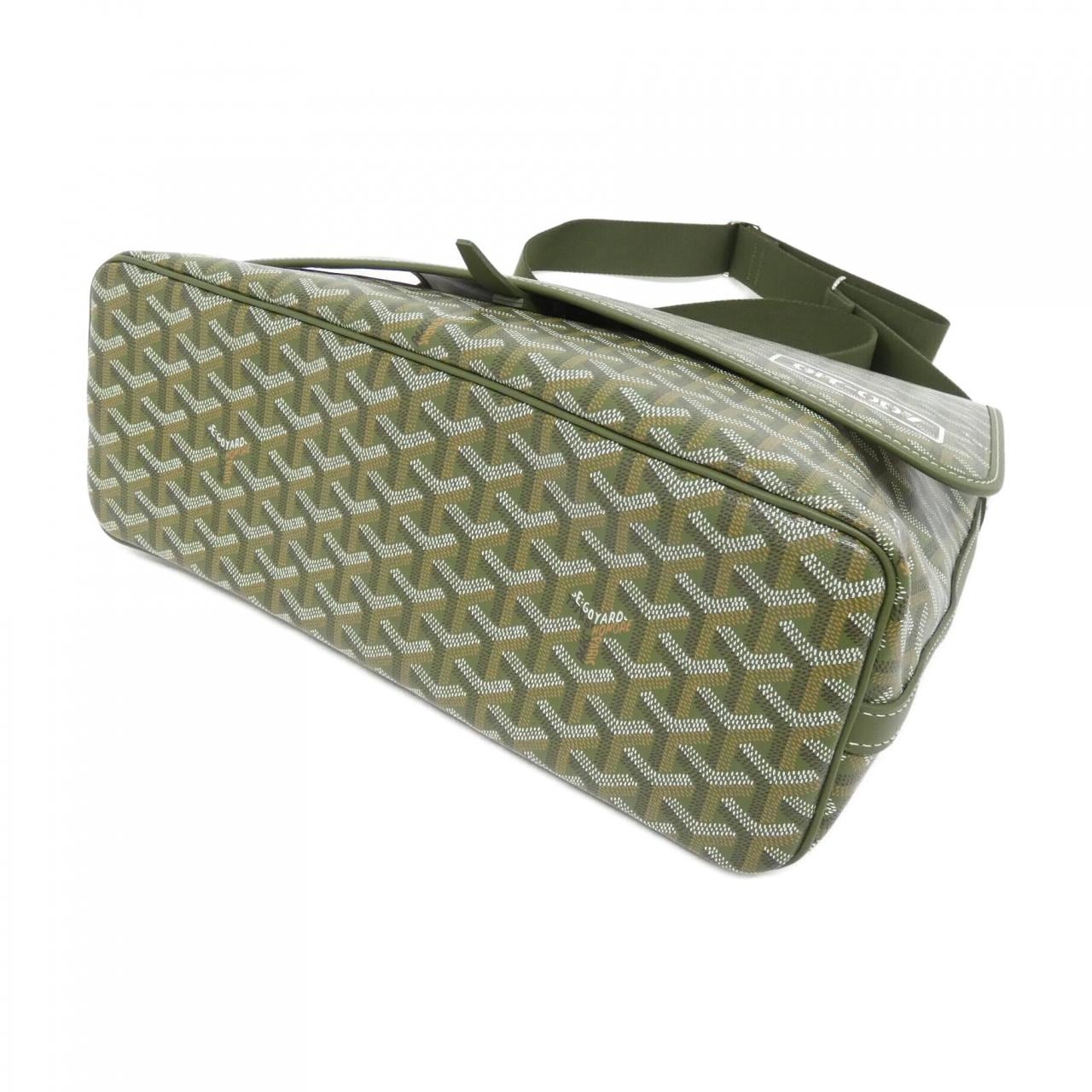 GOYARD 国内買付 カペシアン バッグ MM カーキ コメ兵｜ゴヤール カペシアン MM ショルダーバッグ｜GOYARD