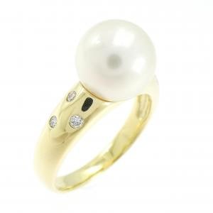 K18YG アコヤパール リング 9mm