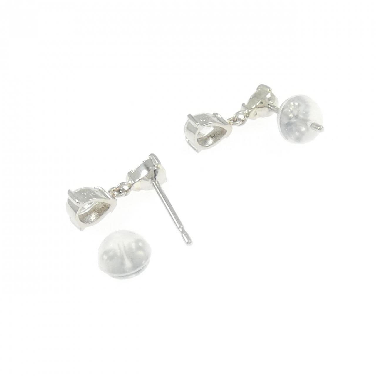 PT900 ダイヤモンド ピアス 0.54CT