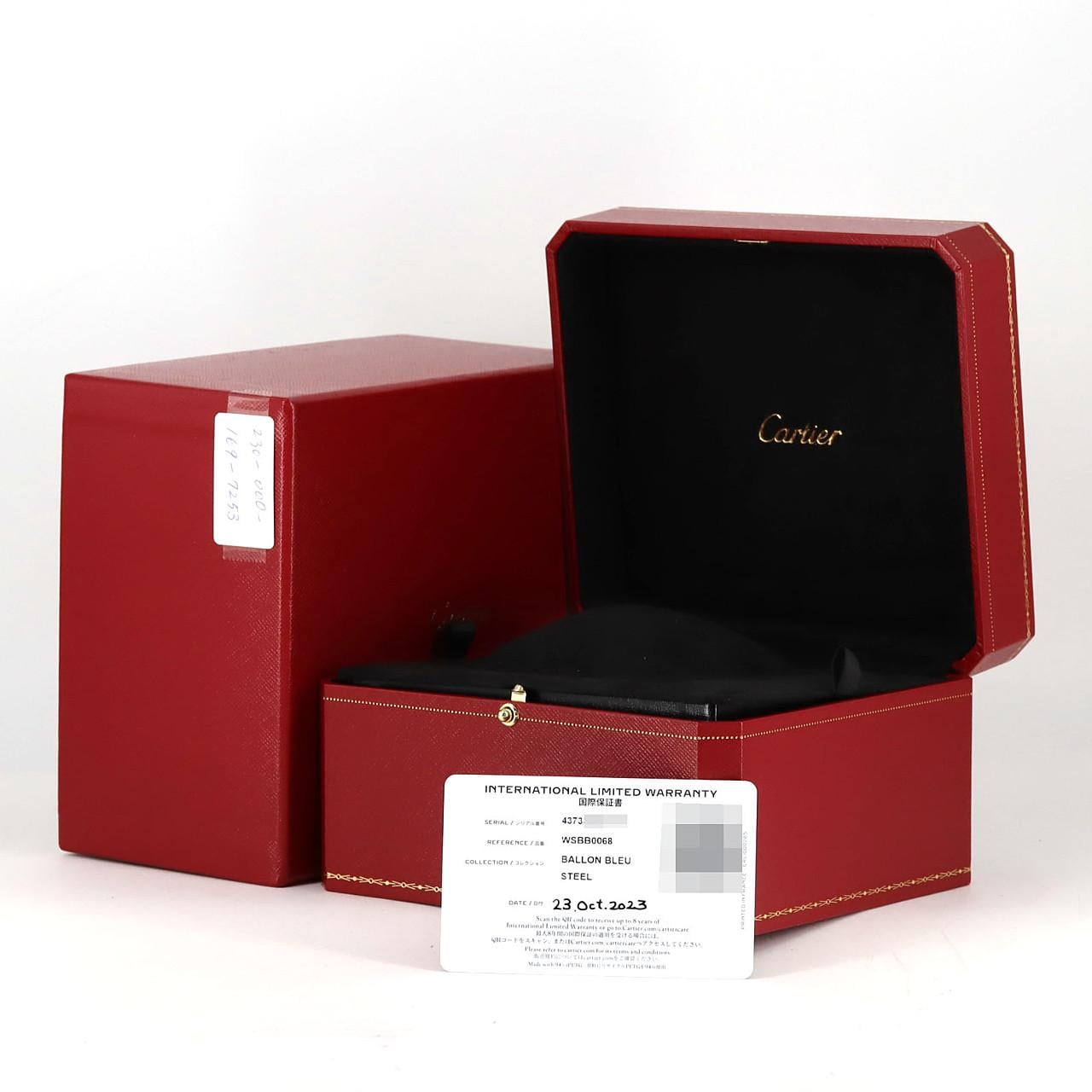 カルティエ バロンブルー WSBB0068 SS 自動巻